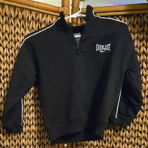 Zara Everlast Black Pullover Sweater Girls Size 8